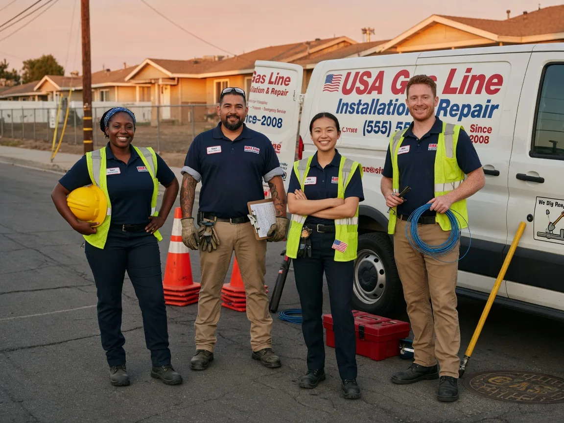 Gas Line Installation company in New Church, VA